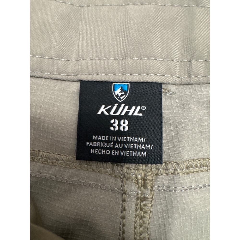 KÜHL Silencr Kargo Shorts Men’s Size 38 Khaki Outdoor Hiking Utility Gorpcore - Picture 4 of 7